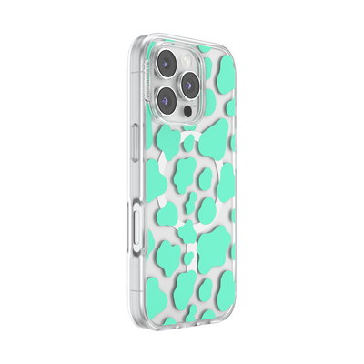 Secondary image for hover Turquoise Cow Cow — iPhone 16 Pro MagSafe Case